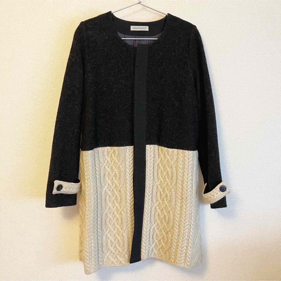 ラッピンノット WRAPINKNOTニットコート-