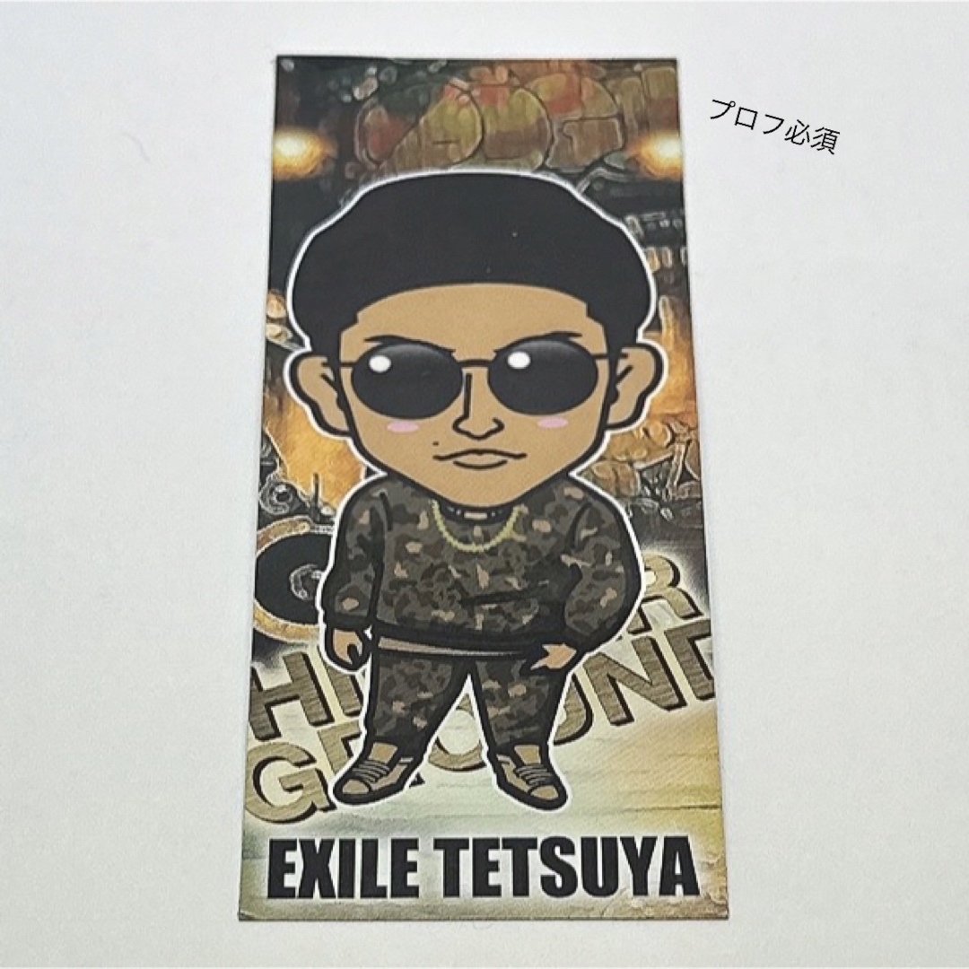 EXILE(エグザイル)のEXILE TETSUYA HIGHER GROUND ステッカー エンタメ/ホビーのタレントグッズ(その他)の商品写真