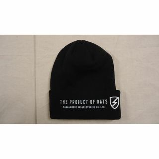 ラッツ(RATS)のRats Knit Cap Bolt 22'RA-1012 黒 FREE(ニット帽/ビーニー)