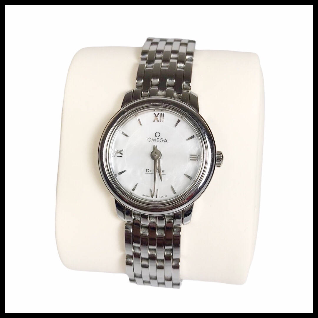 オメガ OMEGA 424.10.24.60.05.001 ホワイトシェル レディース 腕時計