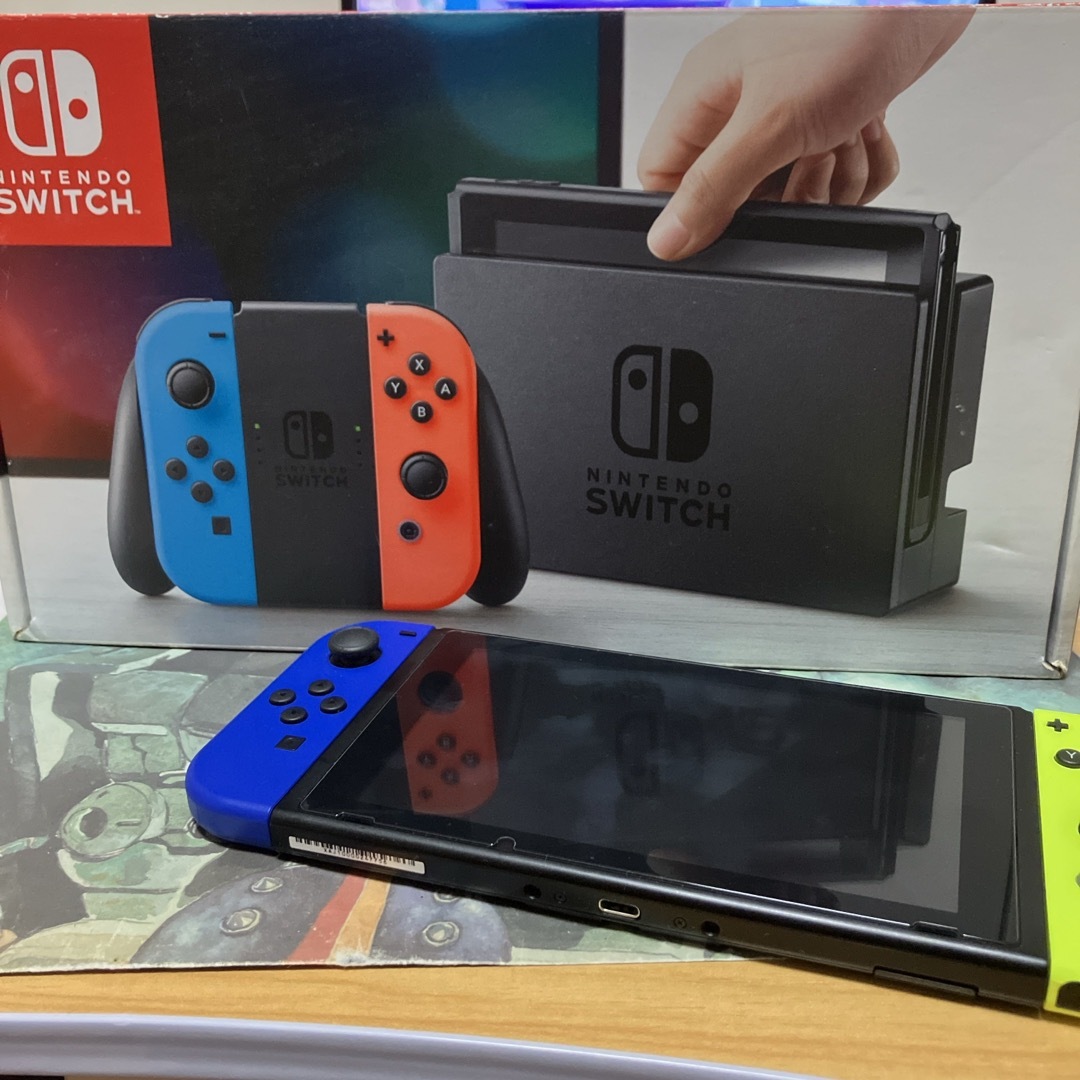 Nintendo Switch(ニンテンドースイッチ)のNintendo Switch (おまけ スーパーマリオワンダー) エンタメ/ホビーのゲームソフト/ゲーム機本体(家庭用ゲーム機本体)の商品写真