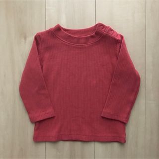 ユニクロ(UNIQLO)のユニクロ リブ トップス 80cm(シャツ/カットソー)