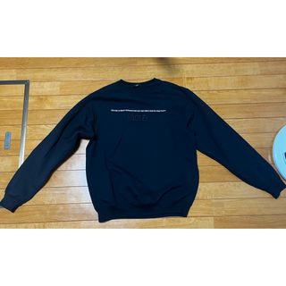 HOCKEY SIDE TWO CREWNECK SWEAT / BLACK