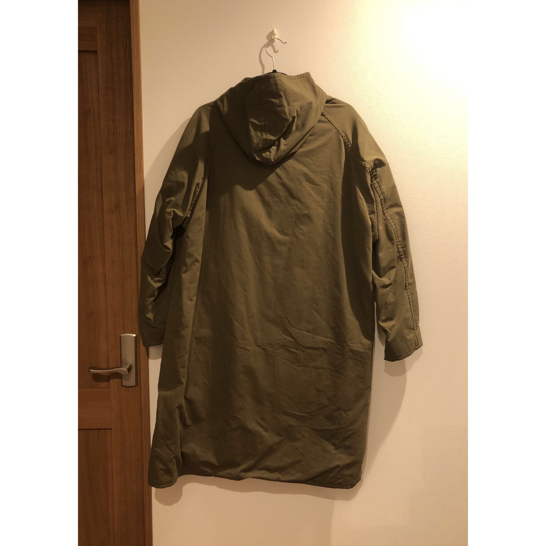 COMOLI 19AW フーデッドコート KHAKI 1