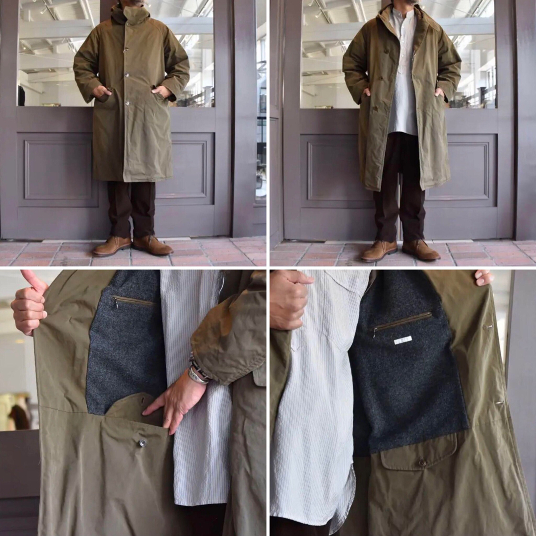 COMOLI - COMOLI 19AW フーデッドコート KHAKI 1の通販 by いー太郎's