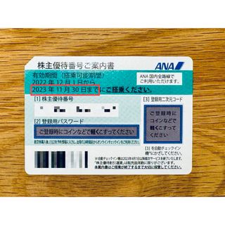 エーエヌエー(ゼンニッポンクウユ)(ANA(全日本空輸))の【最安値！】 ANA 全日空 株主優待券 割引券 1枚(その他)