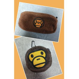 アベイシングエイプ(A BATHING APE)の【hamu様専用】エイプ  エコバッグ・ポーチ 2点セット(エコバッグ)