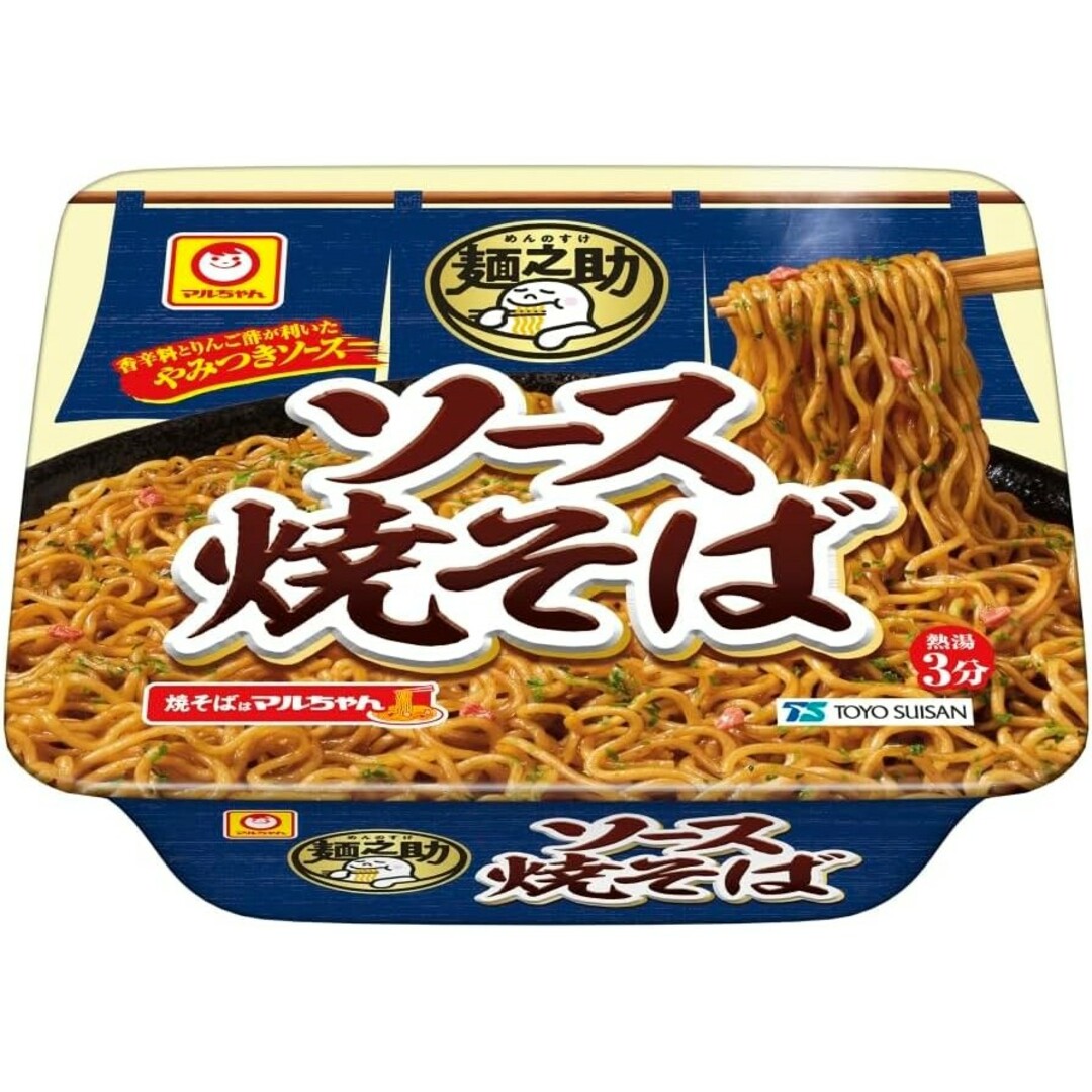 by　マルちゃん　113g×12個の通販　わたぼうし's　麺之助　ソース焼そば　shop｜ラクマ