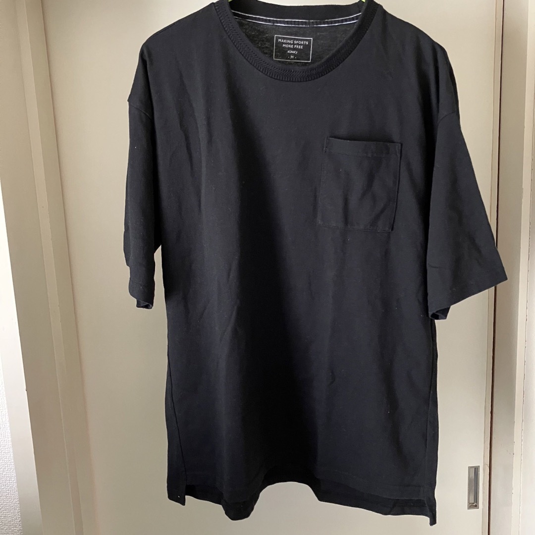 Ignio(イグニオ)のIGNIO イグニオ　Tシャツ　黒　M メンズのトップス(Tシャツ/カットソー(半袖/袖なし))の商品写真