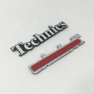 テクニクス(Technics)のTechnics テクニクス アルミ エンブレム プレート シルバー/ブラック(その他)