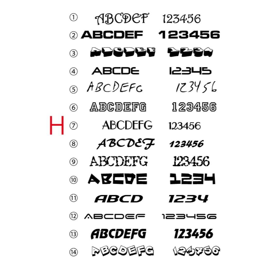 カッティングステッカー 984 オーダーメイド デカール 切り文字 作成 製作