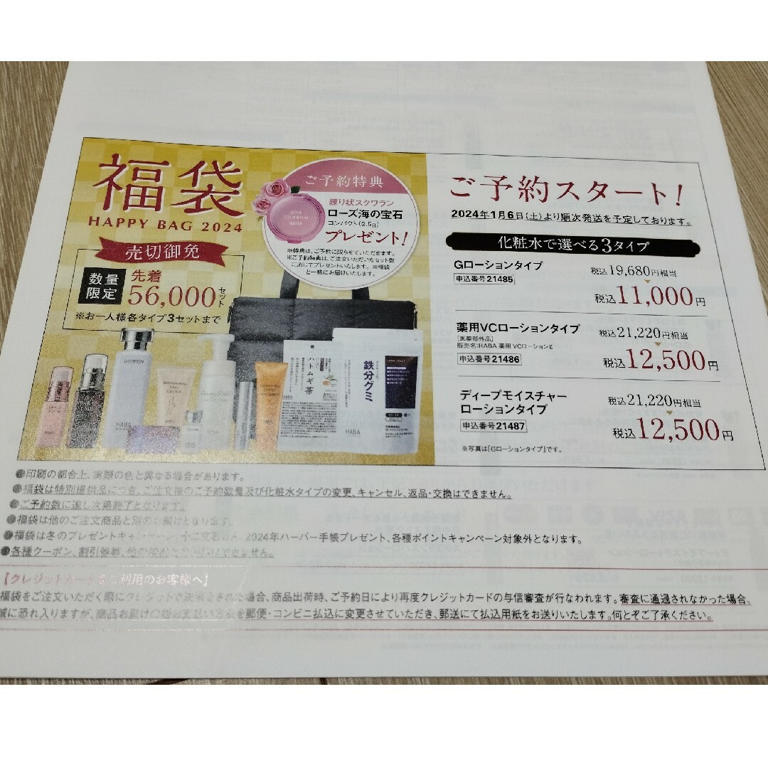 HABAハーバー  株主優待割引券　10000円分