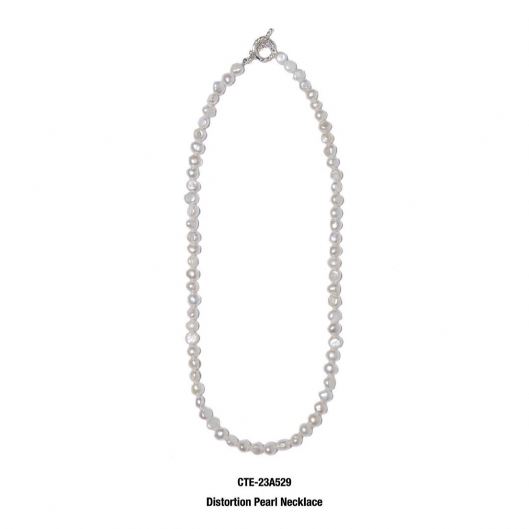 23aw cootie Distortion Pearl Necklace