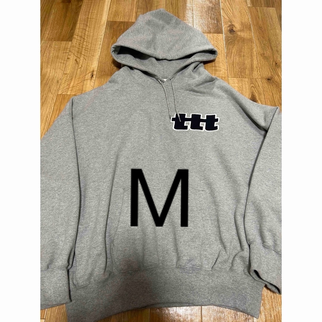 TTT MSW TTT logo hoodie (gray) Mサイズ