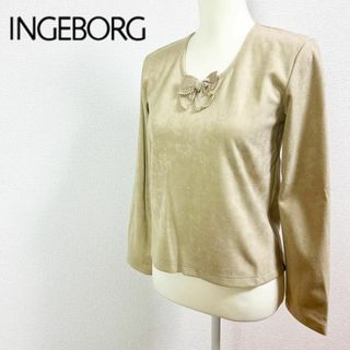 INGEBORG - インゲボルグケミカルレース黒長袖カットソーブラウス日本 ...