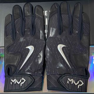 ナイキ(NIKE)のNIKE MVP ELITE ブラック Lサイズ  バッティンググローブ(グローブ)