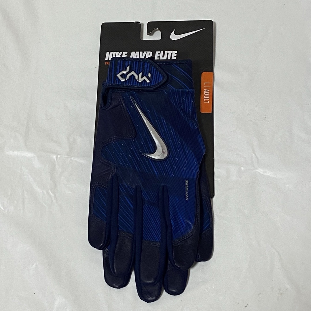 新品 NIKE MVP ELITE バッティンググローブ ネイビー Sサイズ-