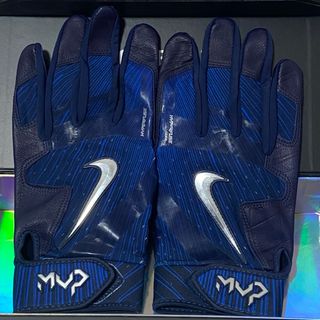 ナイキ(NIKE)のNIKE MVP ELITE ネイビー Lサイズ  バッティンググローブ(グローブ)