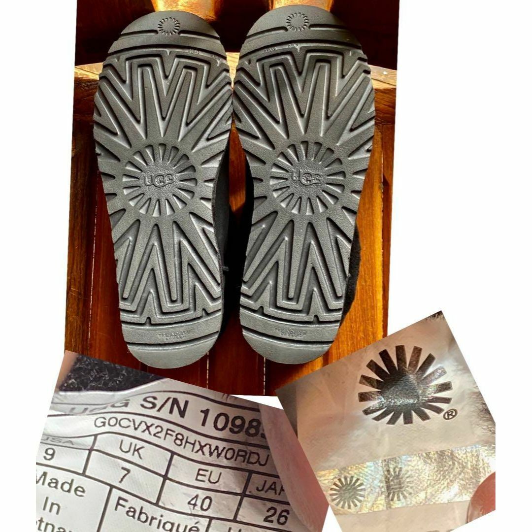UGG(アグ)の全国完売・激レア✨超美品✨26✨UGG✨FLUFF MINI QUILTED✨ レディースの靴/シューズ(ブーツ)の商品写真