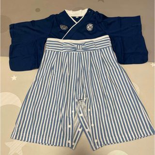 80センチ　袴ロンパース(和服/着物)