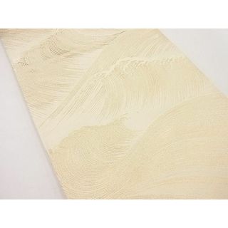 平和屋野田店□西陣織 六通柄袋帯 立波文 金糸 逸品 n-ip1343の通販 by ...
