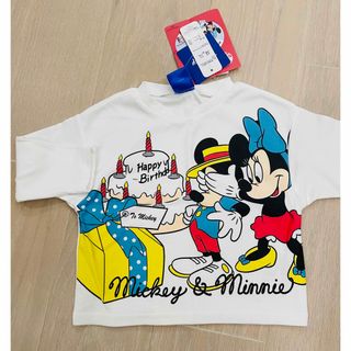 シマムラ(しまむら)のしまむら ディズニー ミッキー ミニー バースデー 長袖 Tシャツ(Tシャツ/カットソー)