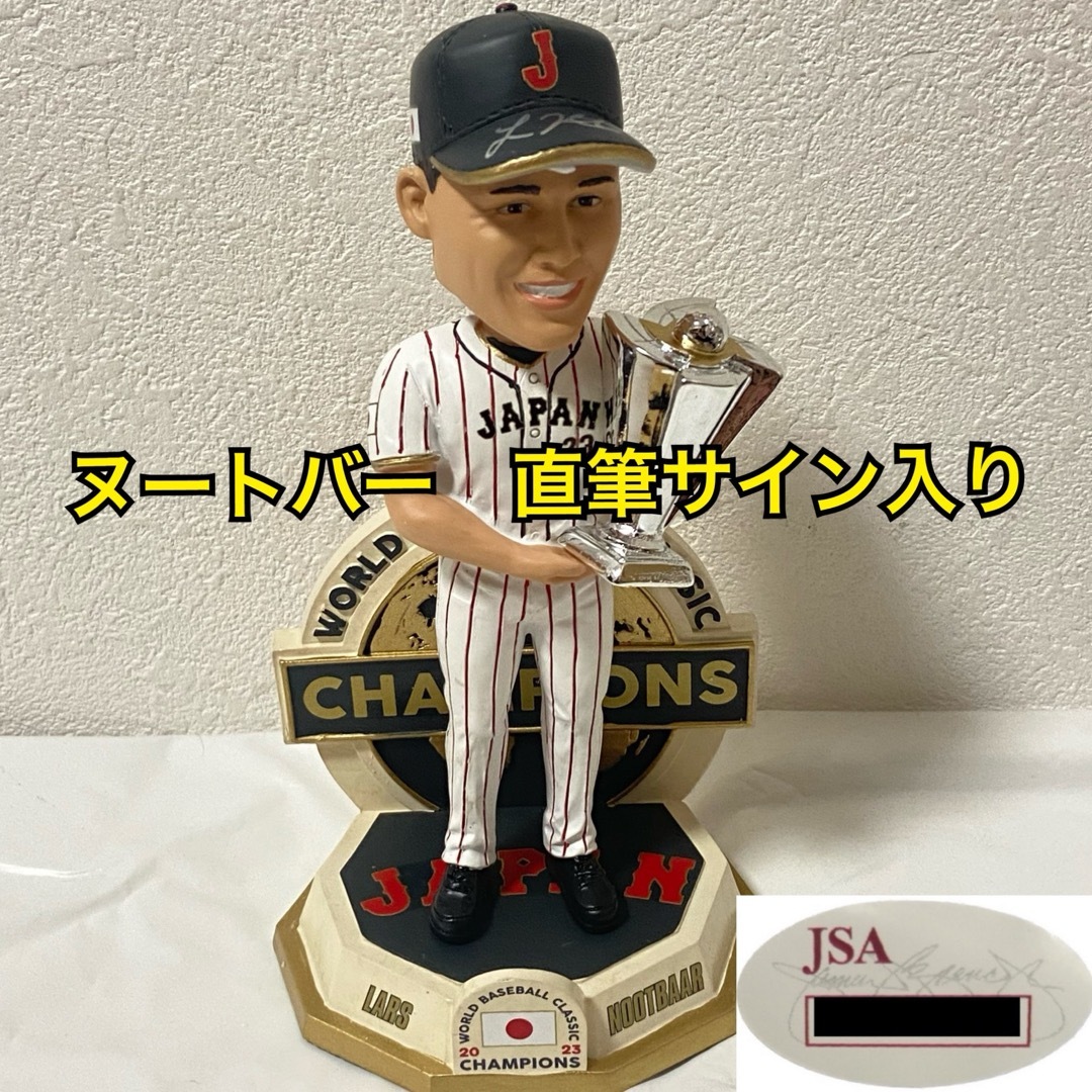 WBC日本代表 ヌートバー 直筆サイン ボブルヘッド JSAホログラム | フリマアプリ ラクマ