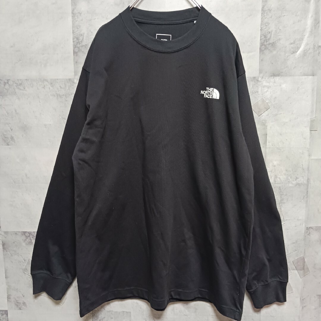 THE NORTH FACE(ザノースフェイス)のTHE  NORTH  FACE  ノースフェイスメンズロンT ブラック メンズのトップス(Tシャツ/カットソー(七分/長袖))の商品写真