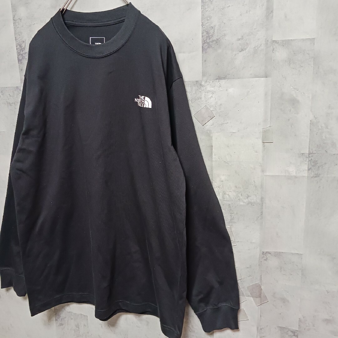 THE NORTH FACE(ザノースフェイス)のTHE  NORTH  FACE  ノースフェイスメンズロンT ブラック メンズのトップス(Tシャツ/カットソー(七分/長袖))の商品写真