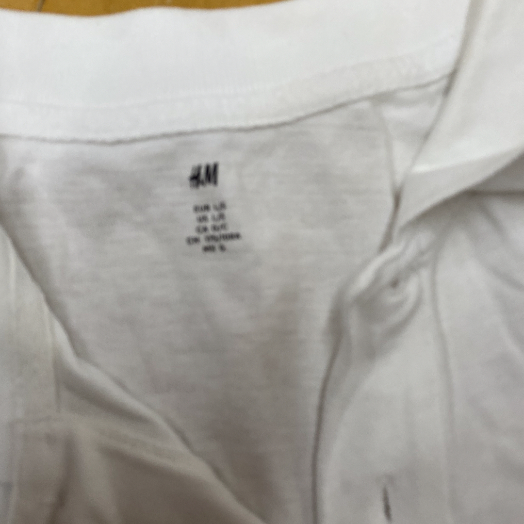 H&M(エイチアンドエム)のメンズ　大きい服　エイチアンドエム　H&M 半袖　ポロシャツ　美品　XL ⭕️ メンズのトップス(Tシャツ/カットソー(半袖/袖なし))の商品写真