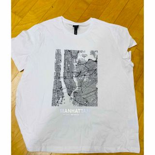 エイチアンドエム(H&M)のメンズ　大きい服　エイチアンドエム　H&M 半袖　Tシャツ　XL (Tシャツ/カットソー(半袖/袖なし))