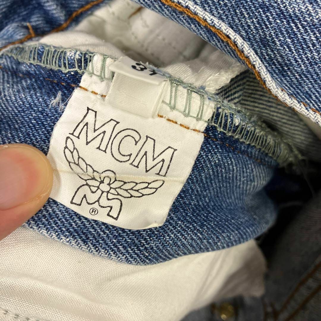 MCM ヴィンテージ　デニムパンツ　90's オールド　女子　Gパン