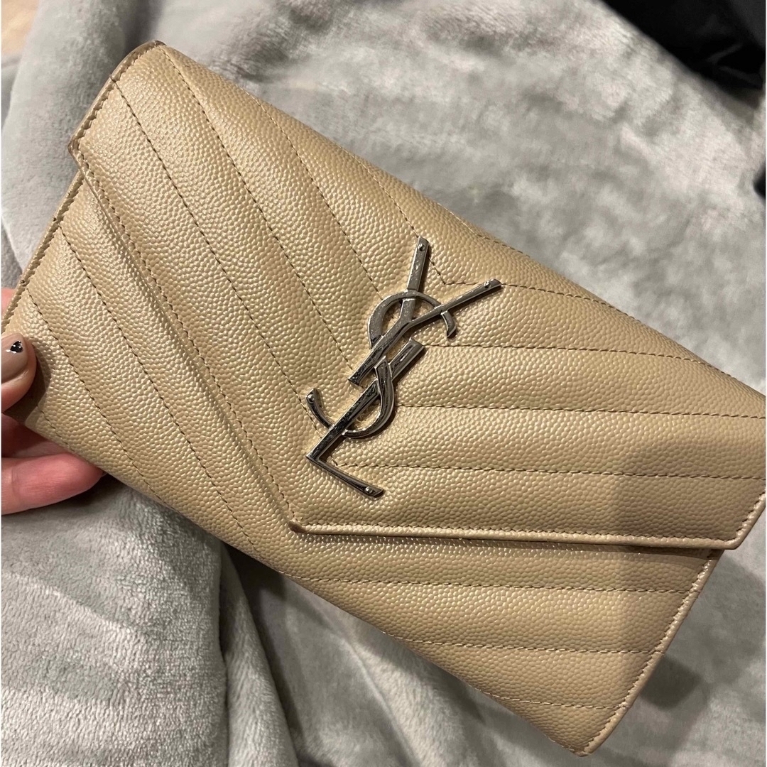 Yves Saint Laurent - YSL長財布 ベージュの通販 by 売り切りSALE