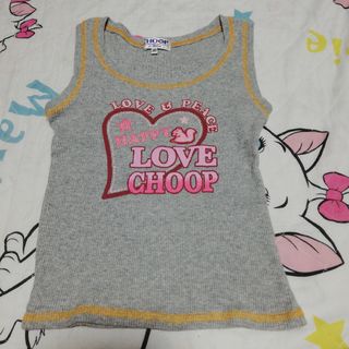 シュープ(SHOOP)の美品　130cm　タンクトップ　choopシュープタンクトップ　ランニングシャツ(Tシャツ/カットソー)