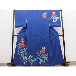 平和屋川間店■訪問着　草花文　金彩　逸品　n-pk3633(着物)