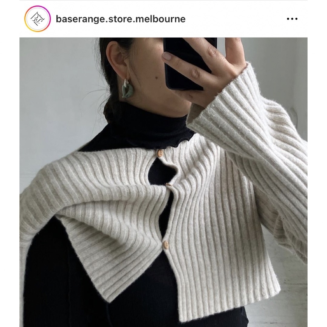 baserange Macau Cardigan 23aw新作