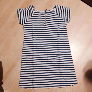 ザラ(ZARA)のZARA＊ミニボーダーワンピ(ミニワンピース)