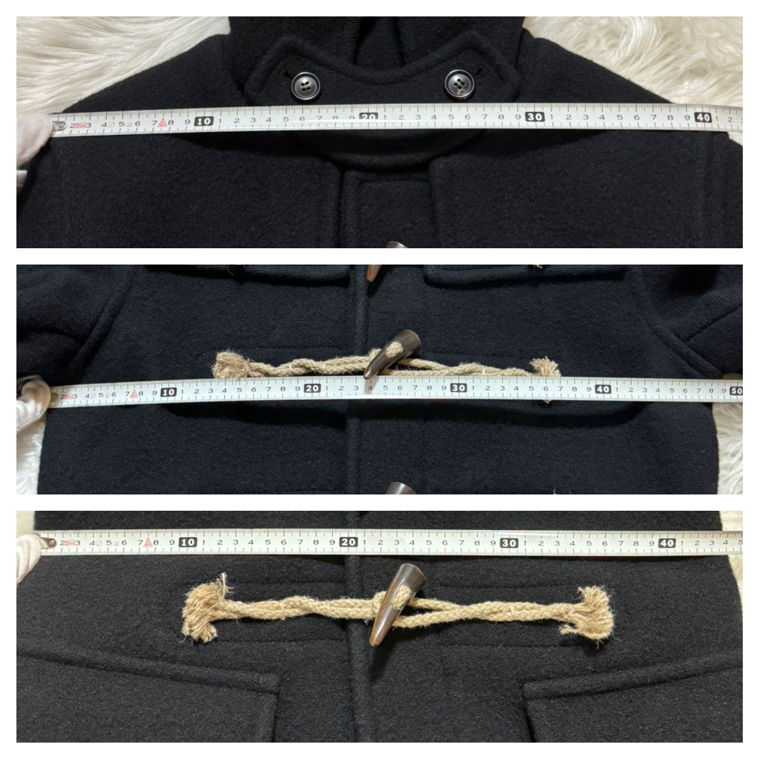 BALMAIN(バルマン)の本物 コレクションモデル バルマンオム メルトン ダッフルコート 44 黒  メンズのジャケット/アウター(ダッフルコート)の商品写真