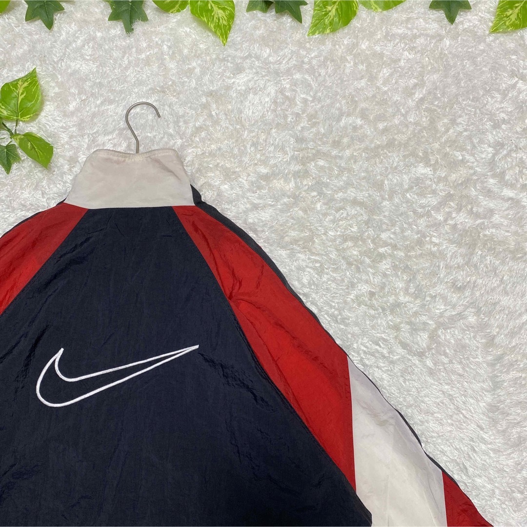 NIKE - NIKE ナイキ ナイロンジャケット ブルゾン 刺繍 古着 ス NIKE - NIKE ナイキ ナイロンジャケット ブルゾン 刺繍 古着 ス