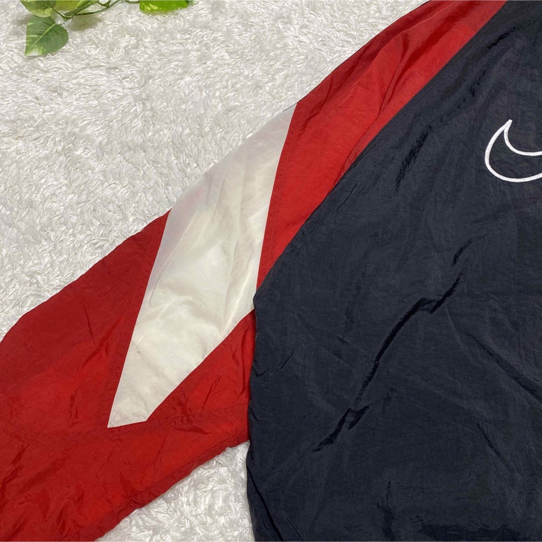 NIKE - NIKE ナイキ ナイロンジャケット ブルゾン 刺繍 古着 ス NIKE - NIKE ナイキ ナイロンジャケット ブルゾン 刺繍 古着 ス