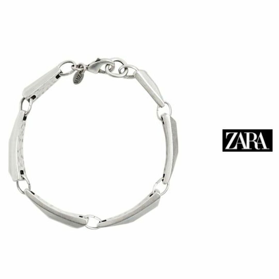 ZARA(ザラ)の【新品未使用】ZARA　チェーンリンクブレスレット　Mサイズ メンズのアクセサリー(ブレスレット)の商品写真