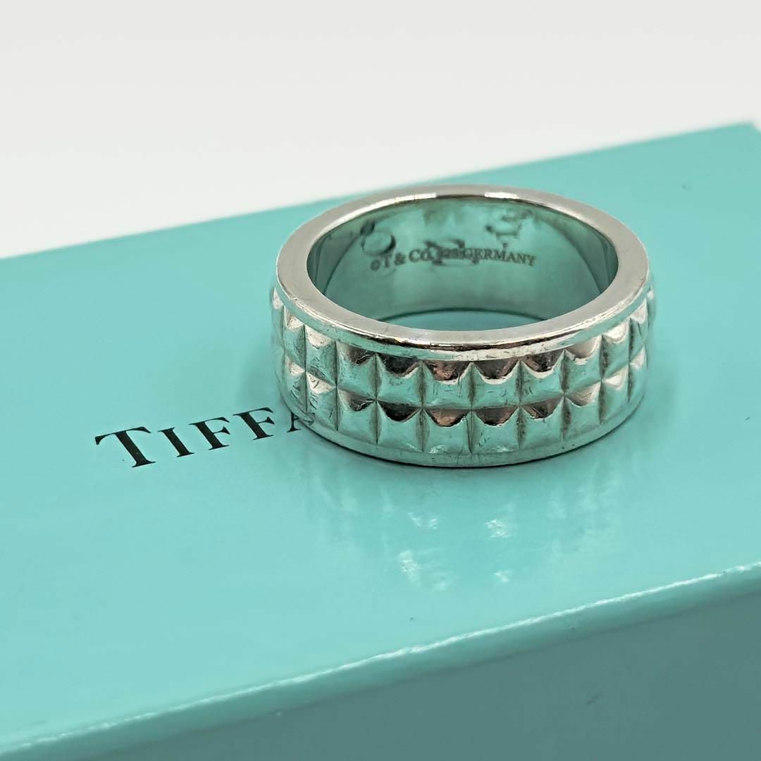 Tiffany & Co.(ティファニー)の超希少 OLD Tiffany スタッズ リング シルバー925 15.5号 レディースのアクセサリー(リング(指輪))の商品写真