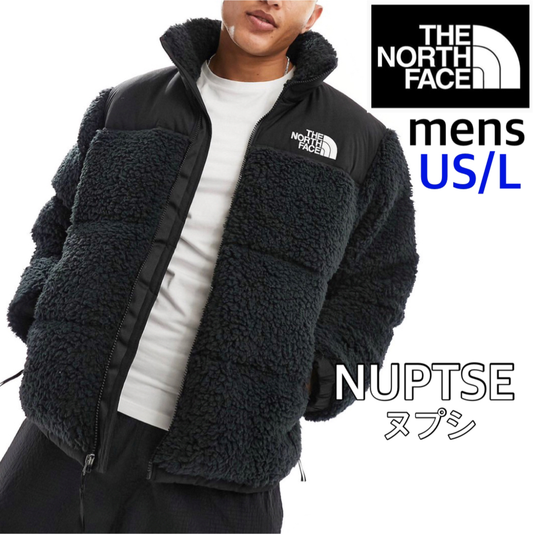 【海外限定】TNF メンズ ヌプシ　ダウンジャケット 　ブラック　Lサイズ | フリマアプリ ラクマ