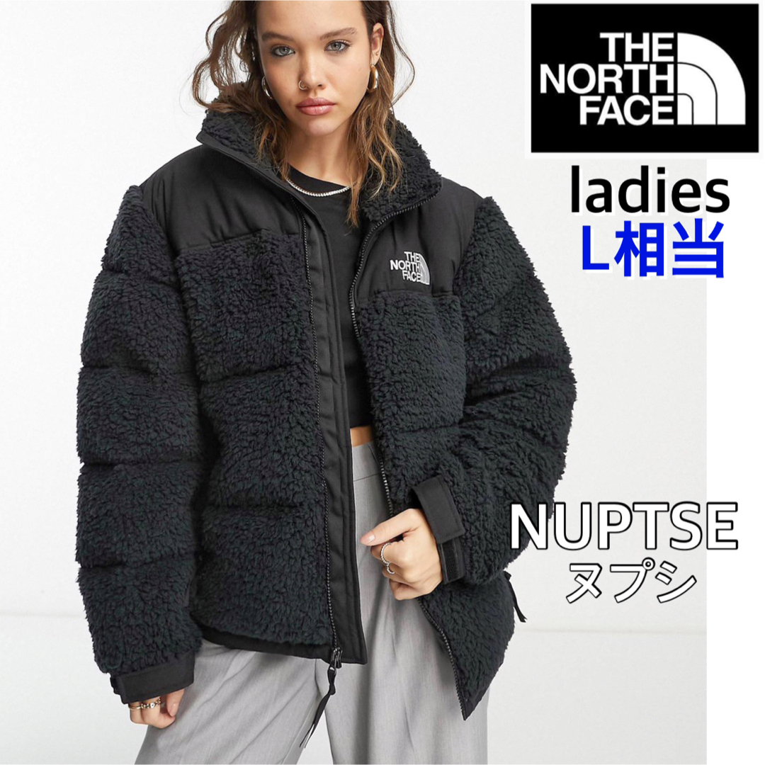 【海外限定】TNF ユニセックス　ヌプシ　ダウンジャケット 　ブラック　L相当ナイロン100%中綿