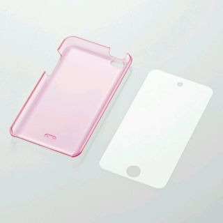 エレコム(ELECOM)の4th iPod touch用シェルカバー ピンク(ポータブルプレーヤー)