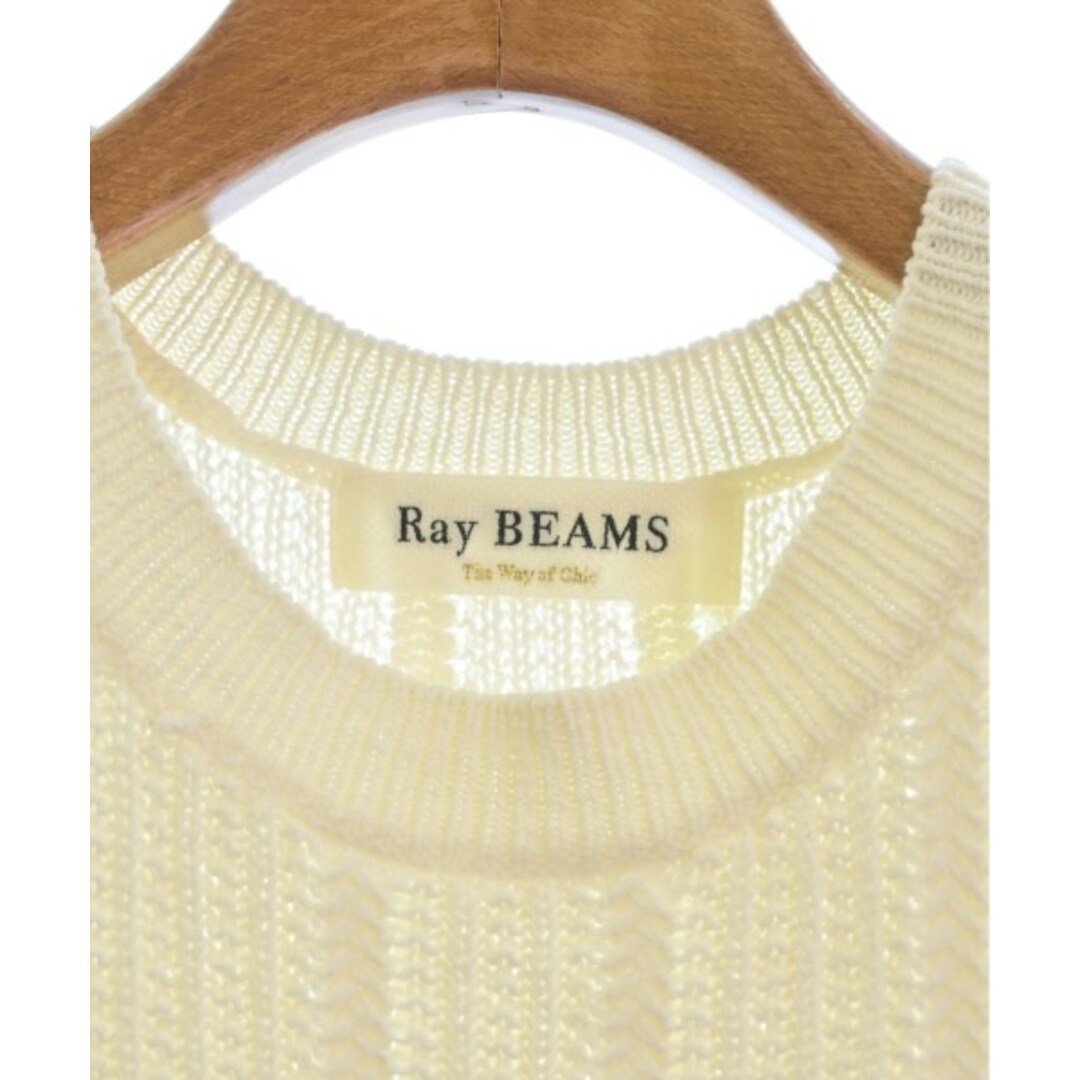 Ray BEAMS(レイビームス)のRay Beams レイビームス ベスト -(L位) アイボリー系 【古着】【中古】 レディースのトップス(ベスト/ジレ)の商品写真