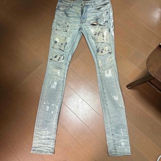 アミリ(AMIRI)のAMIRI 29 SUPERDESTROYPAINTERJEANS 希少 名作(デニム/ジーンズ)