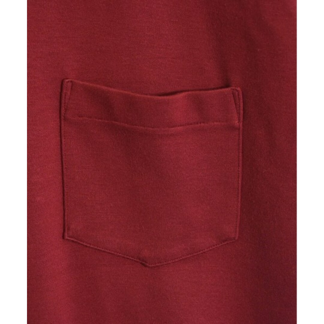 STUDIOUS(ステュディオス)のSTUDIOUS ステュディオス Tシャツ・カットソー 2(M位) 赤 【古着】【中古】 メンズのトップス(Tシャツ/カットソー(半袖/袖なし))の商品写真