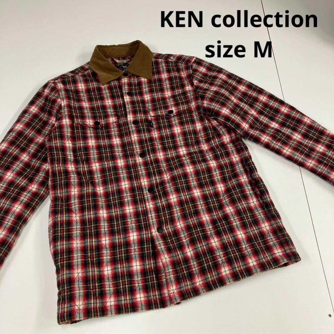 KEN collection キルティングジャケット　チェック柄