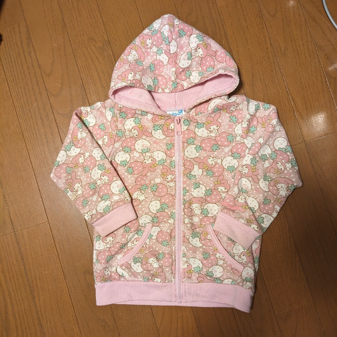 マイメロディ(マイメロディ)のパーカー　マイメロディ　kitson キッズ/ベビー/マタニティのキッズ服女の子用(90cm~)(ジャケット/上着)の商品写真